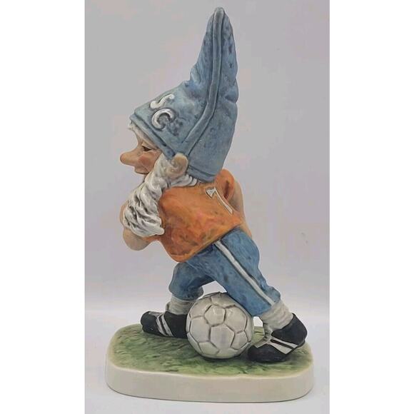 1975 Goebel Ceramic Gnome 1752518 Co-Boy Bert The Soccer Player W Germany VTG - Picture 4 of 9